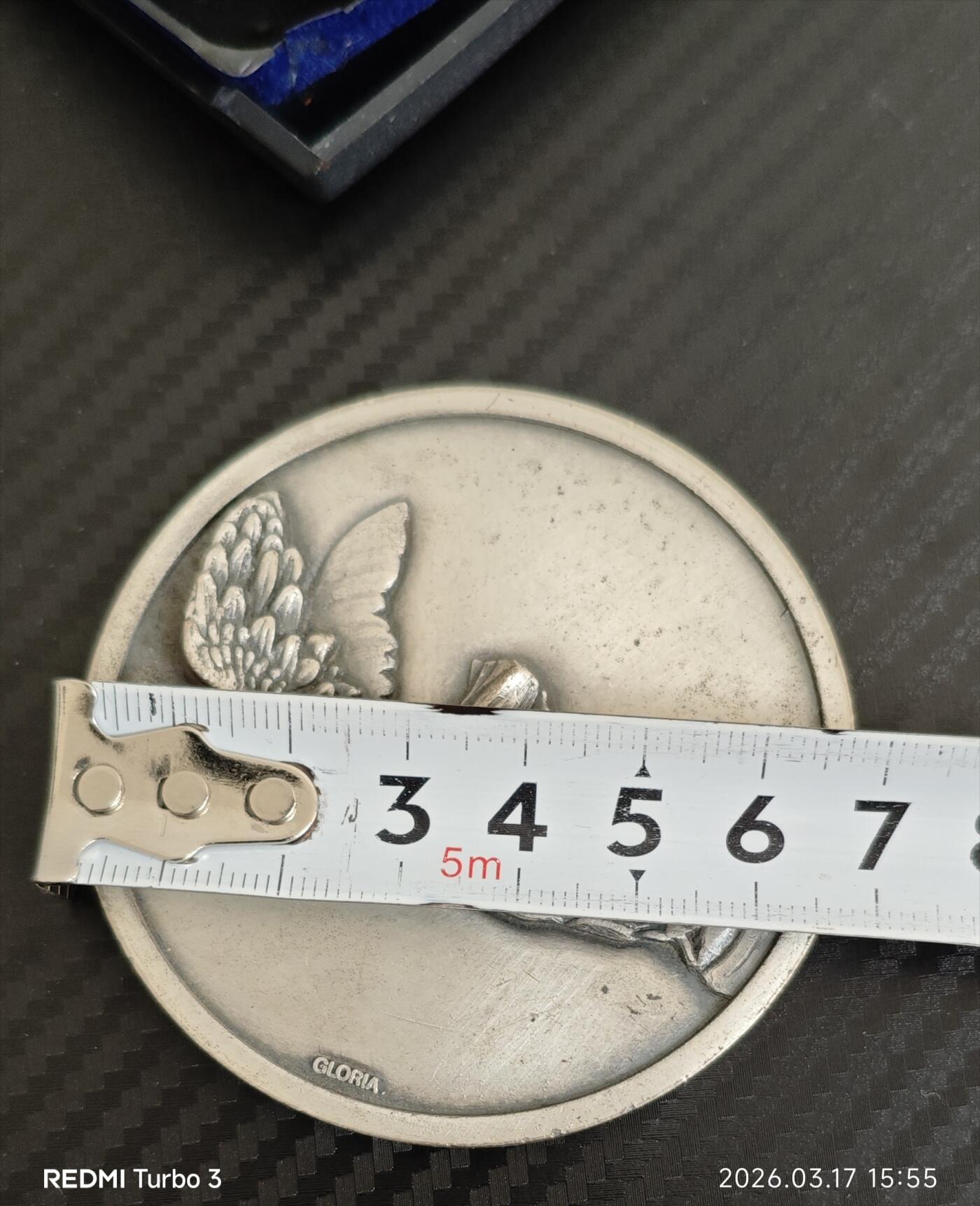 法国1982年「苹果博览会/苹果节」一等奖纪念章，带原盒，原盒破损