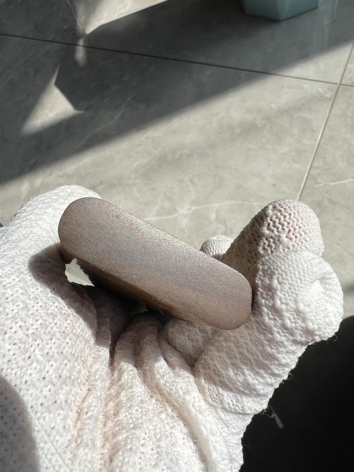 零元拍：NO58金丝楠平安无事牌，3D立体波纹。满水波香喷喷的小金砖，金光闪闪，87/47/14MM