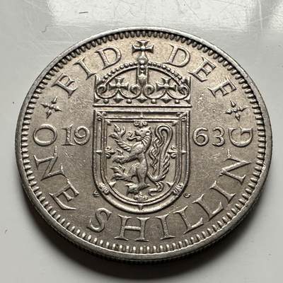 🌹外币初藏🌹🐯2026年第32场   每周二四六晚8️⃣点 接代拍 - 英国 1963年 一先令
