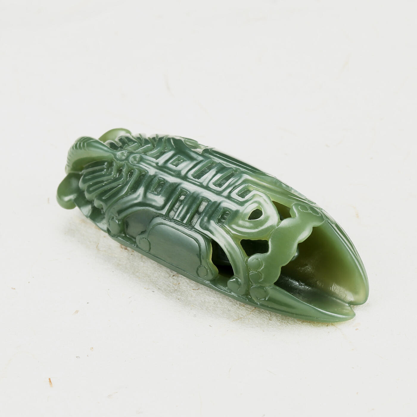 碧月说宝.君子怀瑾·当代和田玉清风专场(三) 一细高油和田玉青玉一鸣惊人佩