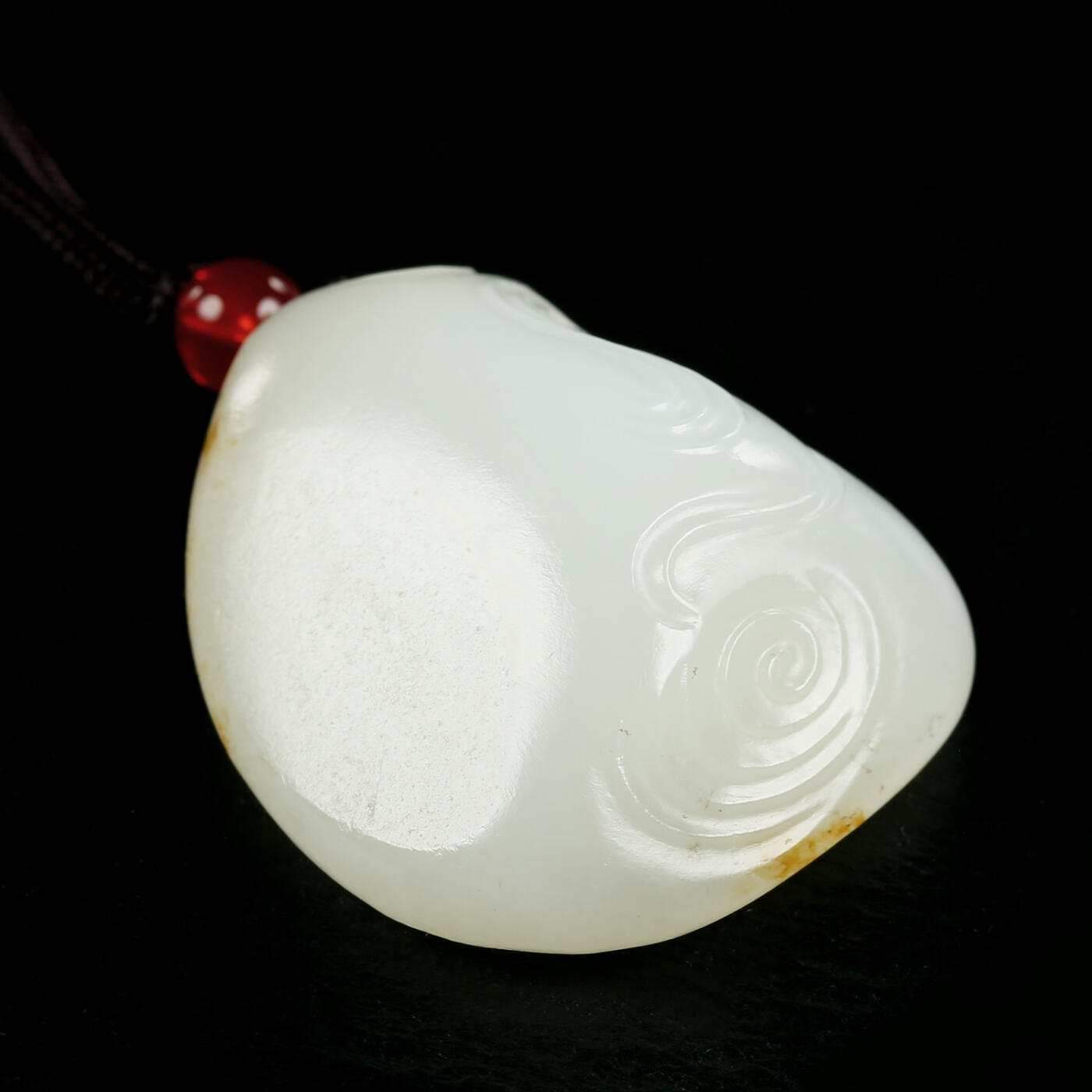 碧月说宝.君子怀瑾·当代和田玉清风专场(三) 洒金皮和田玉上善若水平安佩