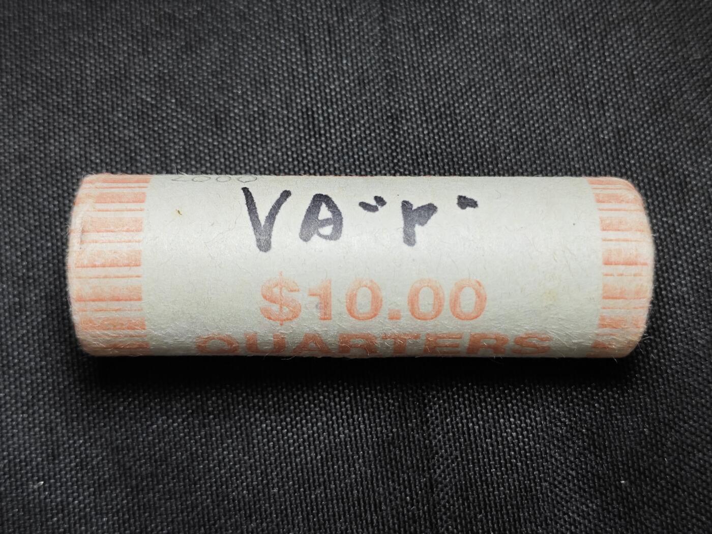 KK钱币收藏小铺   套币专场 2月预留时间 周末发货  2000美国25分洲纪念币 40枚一卷 原卷少见