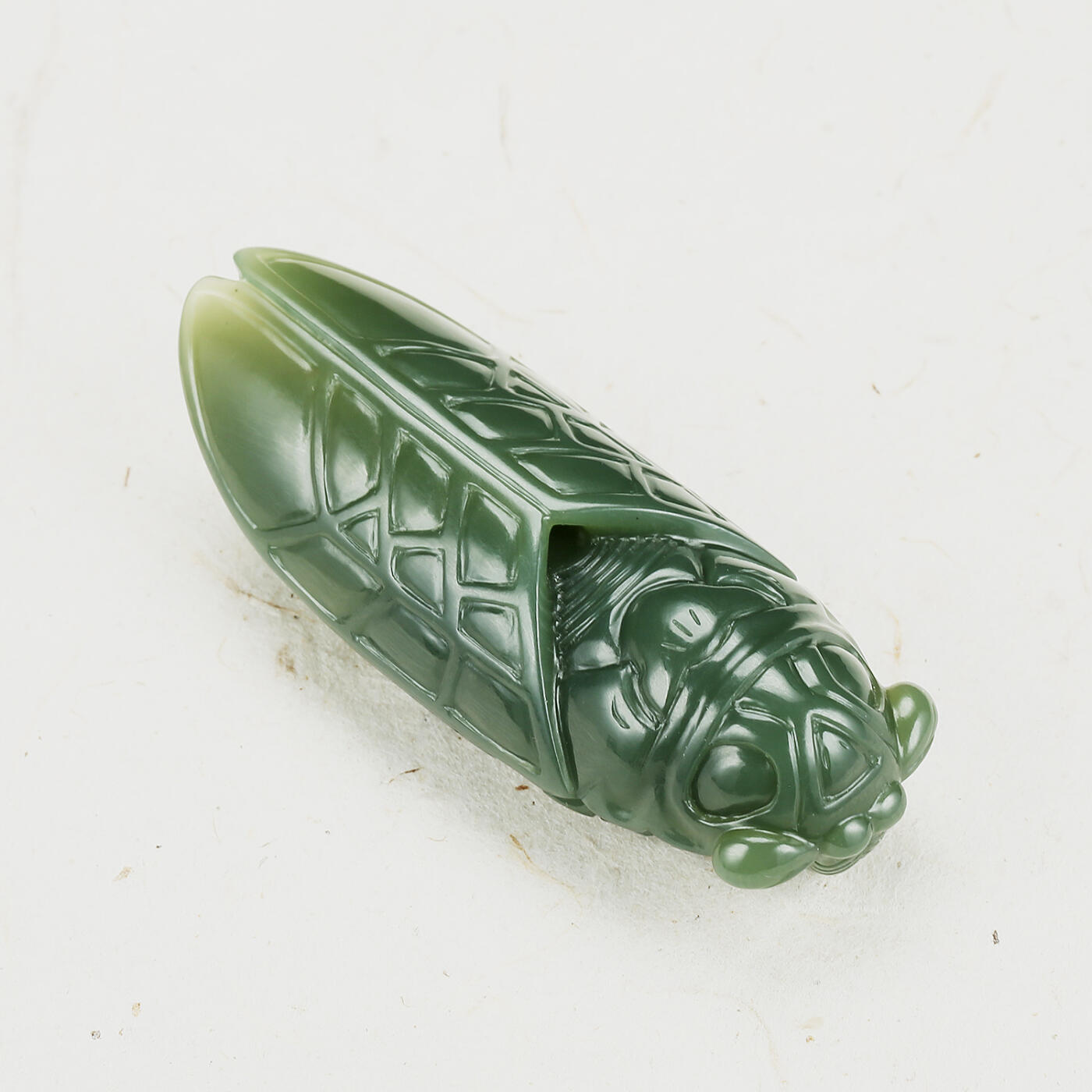 碧月说宝.君子怀瑾·当代和田玉清风专场(三) 一细高油和田玉青玉一鸣惊人佩