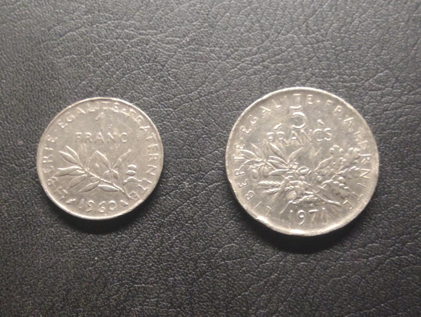 荟藏特别场次第十期——“社长的硬币堆” 法国1+5法郎