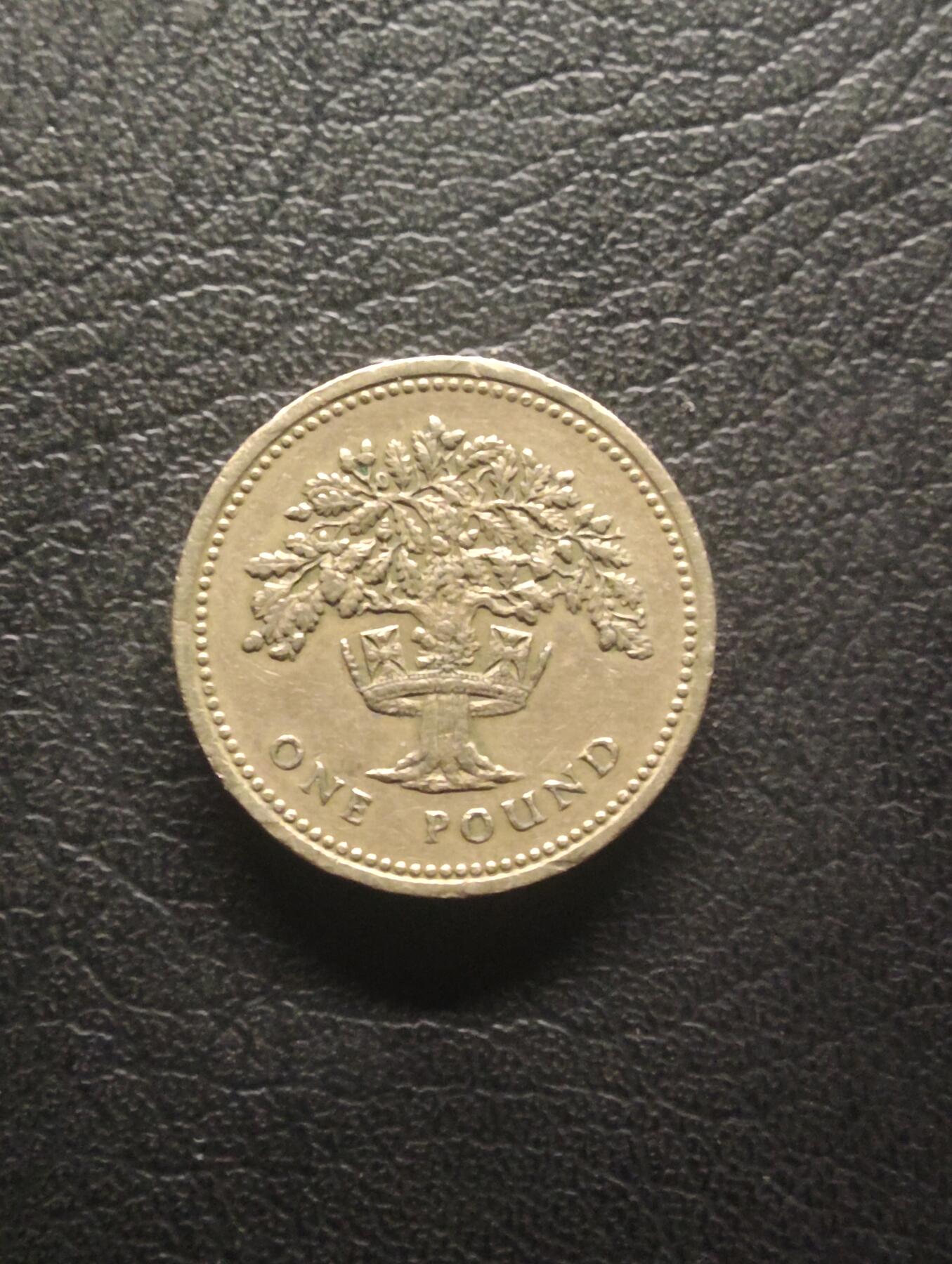 荟藏特别场次第十期——“社长的硬币堆” 英国1987年1镑 皇冠树版本