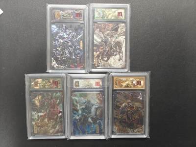 天玑星卡拍第179期《3.19周四截拍》持续收拍收评中 满赠卡需备注 - 【黄忠亲签】百里卡牌 苍之飞鸿 五虎上将 粗闪四张 冷烫粗闪亲签黄忠一张 保粹专属标五张