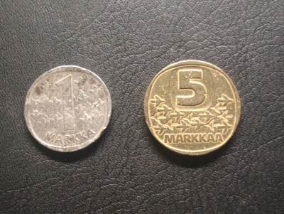 荟藏特别场次第十期——“社长的硬币堆” - 芬兰1+5马克