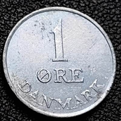 泉币菌-第214场-二月二龙抬头专场 拍品多 请提前出价（工作最近较忙 发货不及时，望理解） - 丹麦1965年1欧尔锡币 皇冠