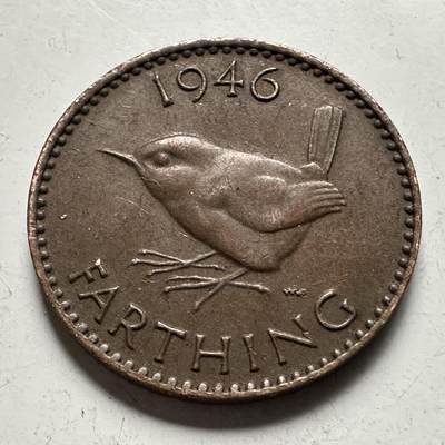 🌹外币初藏🌹🐯2026年第32场   每周二四六晚8️⃣点 接代拍 - 英国 1946年 一法新 b