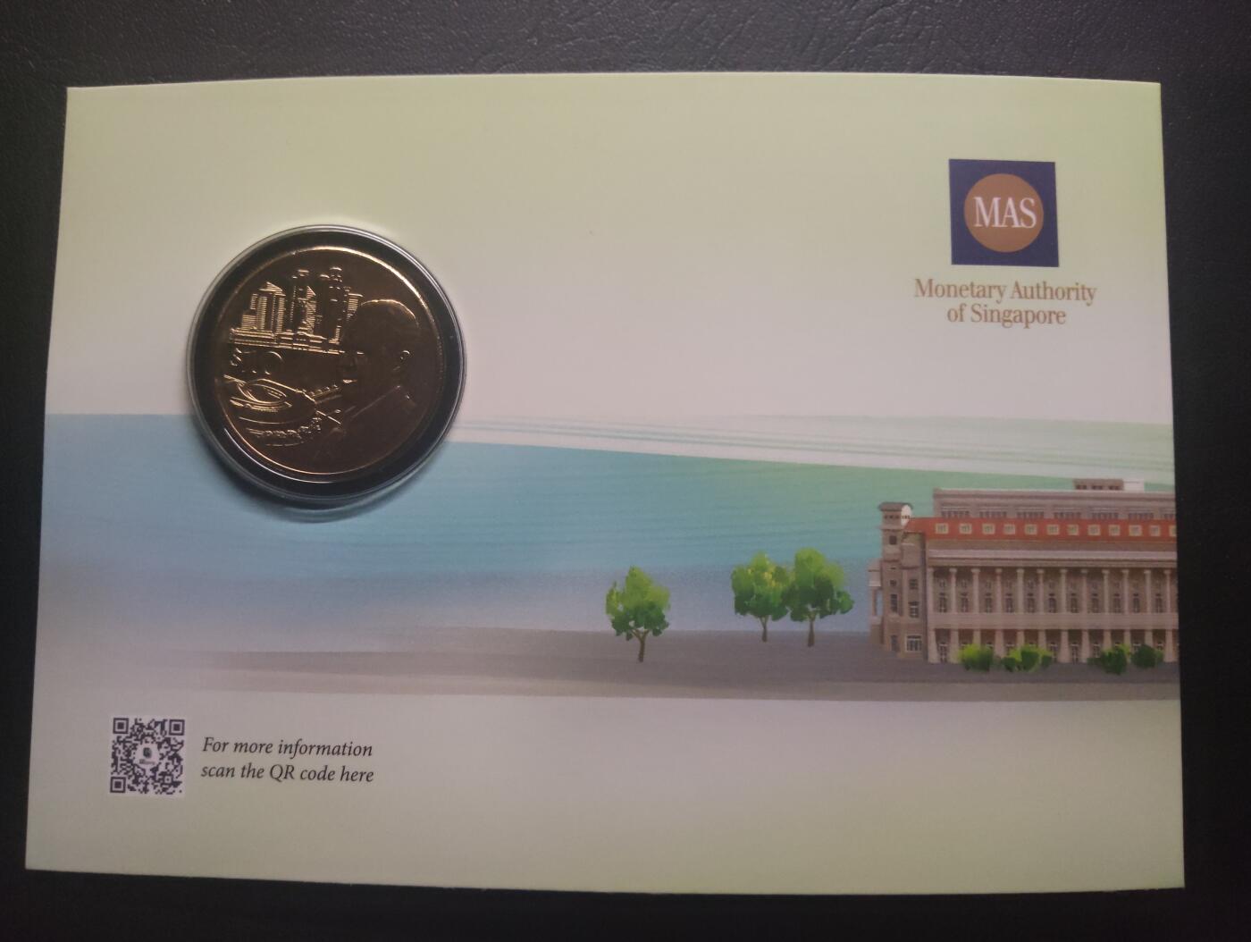 荟藏特别场次第十期——“社长的硬币堆” 新加坡2023年李光耀诞辰百年10元纪念币带卡册