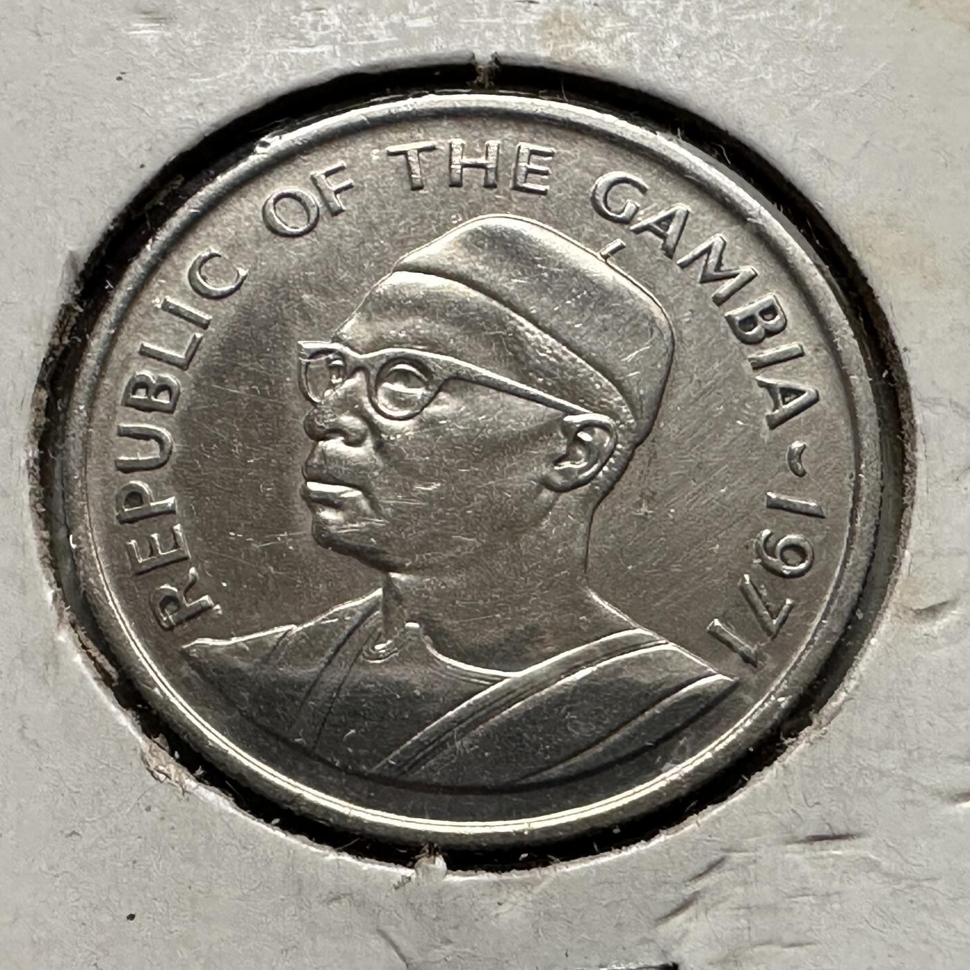 🌹外币初藏🌹🐯2026年第32场   每周二四六晚8️⃣点 接代拍 冈比亚1971年25布图