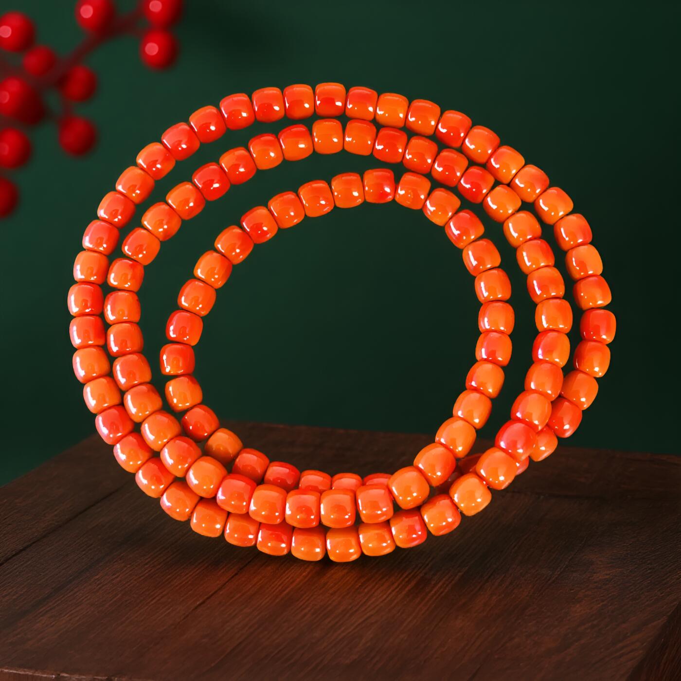 碧月说宝.君子怀瑾·当代和田玉清风专场(三) 瓦西原矿双色108颗南红（备籽6颗）