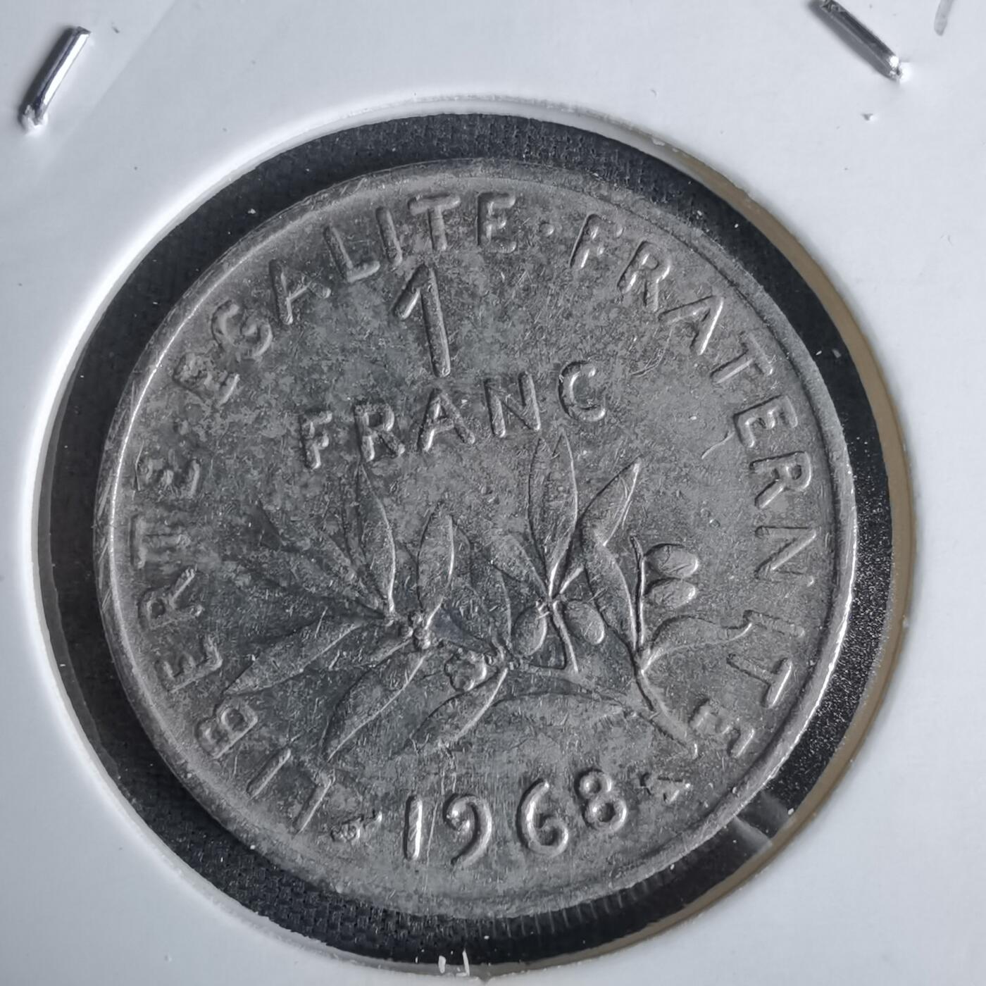 沼泽如烟--第1027场 法国1968年1法郎