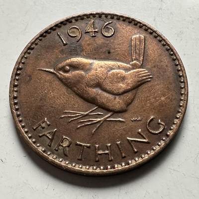 🌹外币初藏🌹🐯2026年第32场   每周二四六晚8️⃣点 接代拍 - 英国 1946年 一法新 a