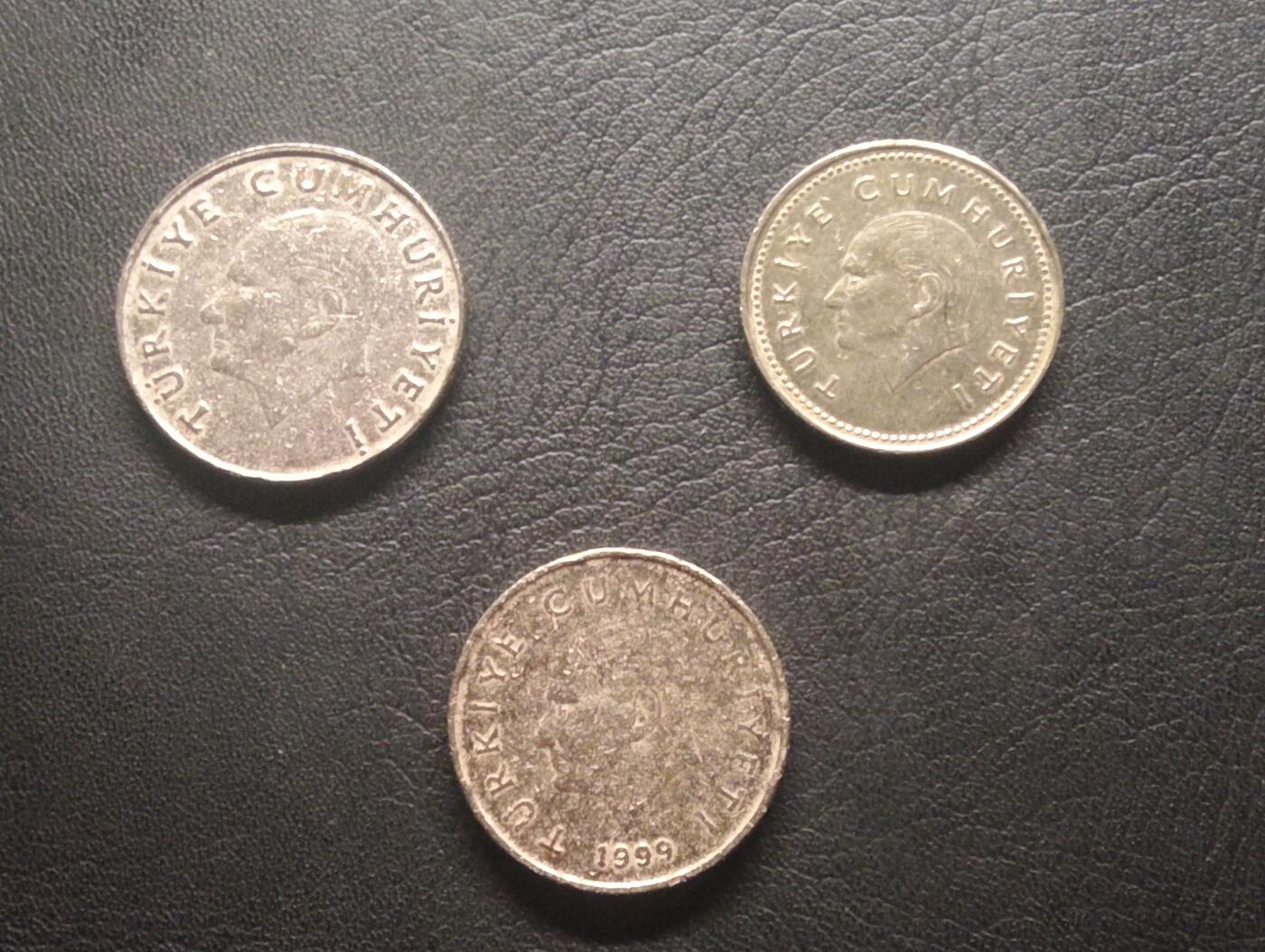 荟藏特别场次第十期——“社长的硬币堆” 土耳其恶性通胀时期硬币批量三个