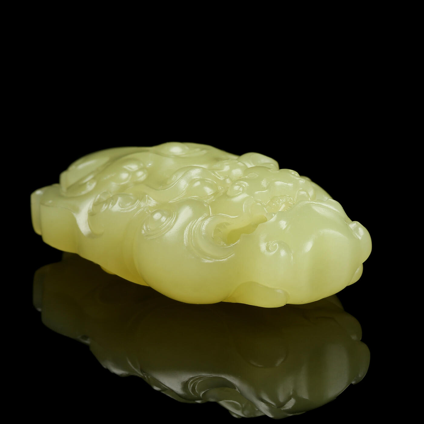 碧月说宝.君子怀瑾·当代和田玉清风专场(三) 沈杭俊 珍罕鸡油黄黄玉守护平安佩