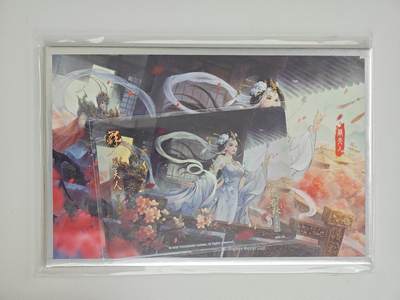 白泽卡牌限时场拍卖第1期 - 2025 游卡桌游 三国杀 汉鼎春秋-严夫人 色纸 全新未拆