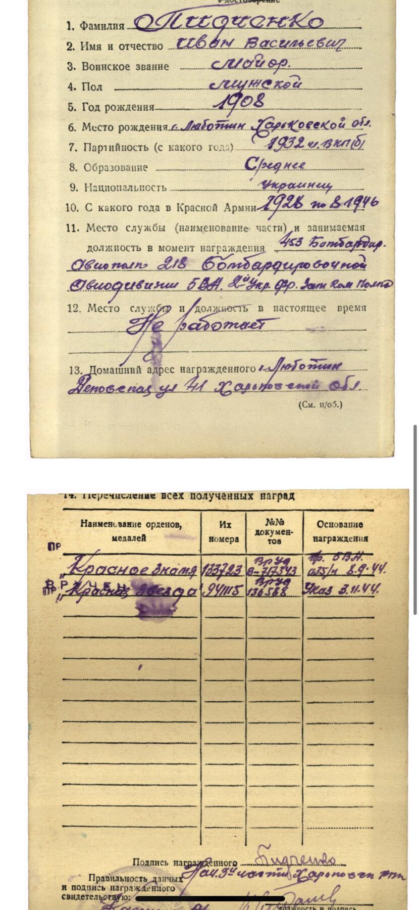 大猫徽章拍卖 第290期 苏联红旗红星套 档案齐全 轰炸航空团指挥员