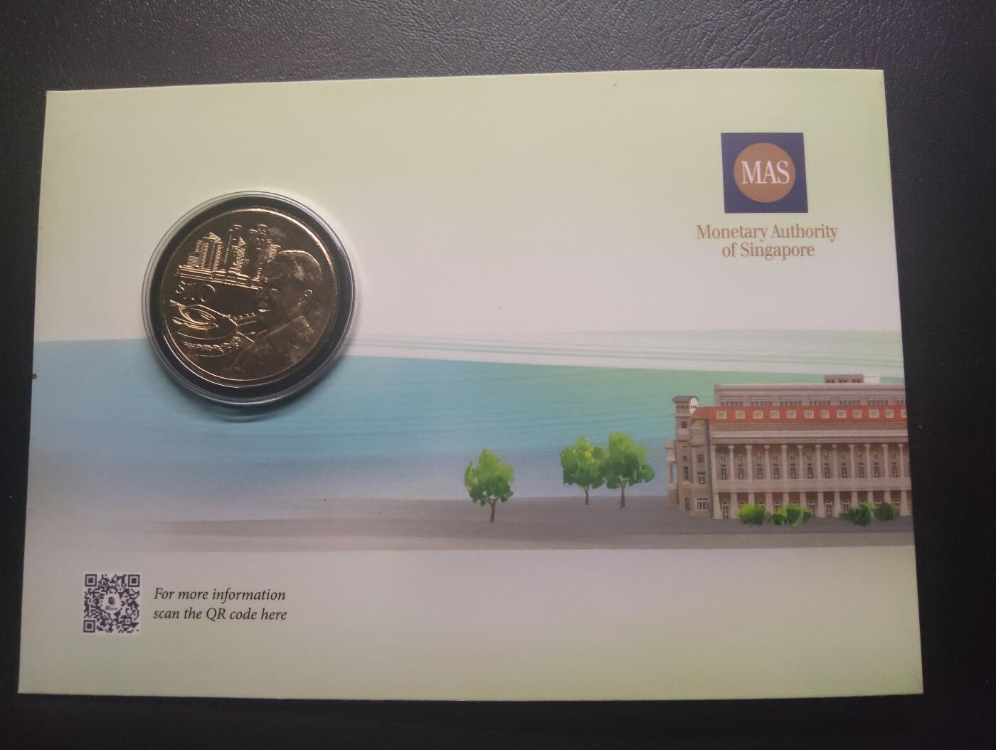 荟藏特别场次第九期——“社长的硬币堆” 新加坡2023年李光耀诞辰百年10元纪念币带卡册