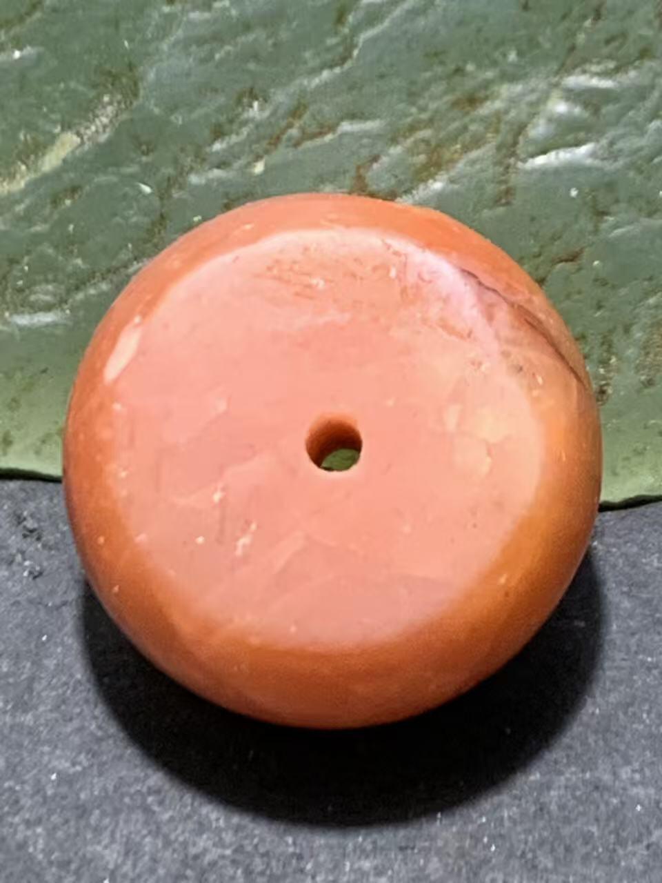 亚光保山南红玛瑙通货墩子一个，