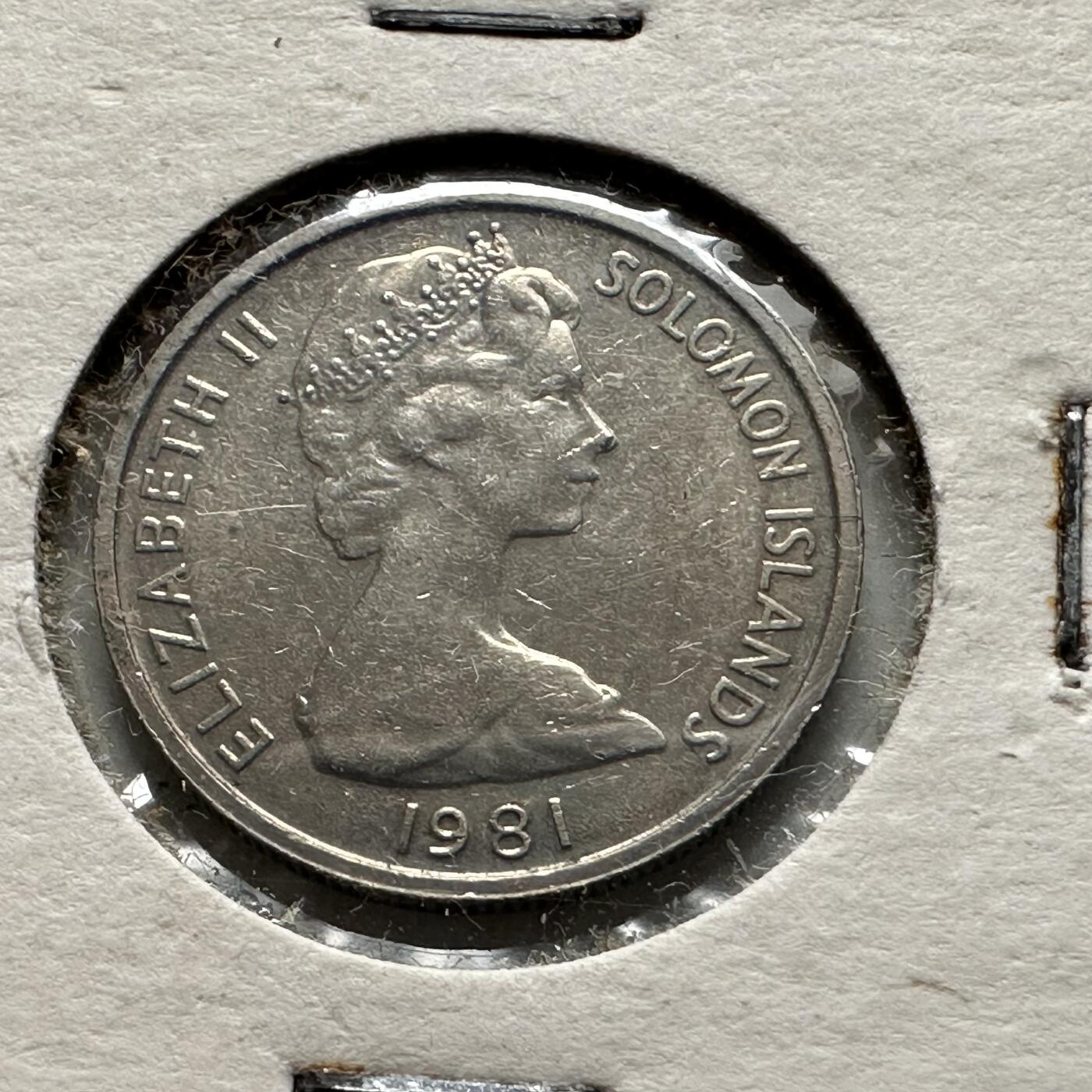 🌹外币初藏🌹🐯2026年第32场   每周二四六晚8️⃣点 接代拍 所罗门群岛1981年五分