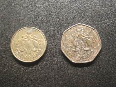 荟藏特别场次第十期——“社长的硬币堆” - 巴巴多斯25分+1元