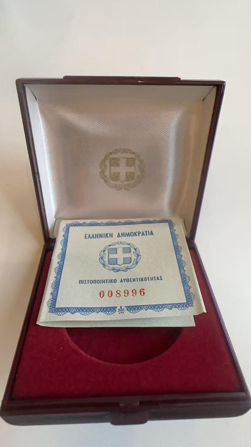 NGC-PF68UC 1990希腊意大利入侵50周年1000德拉克马大银