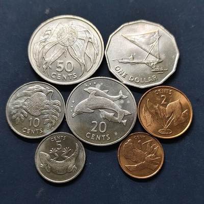 【全场包邮】纯粹捡漏拍512场 - 基里巴斯1979年清年份7枚套币