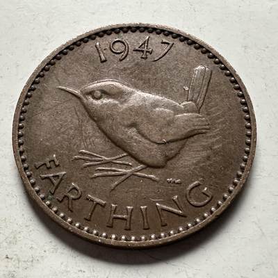 🌹外币初藏🌹🐯2026年第32场   每周二四六晚8️⃣点 接代拍 - 英国 1947年 一法新 a