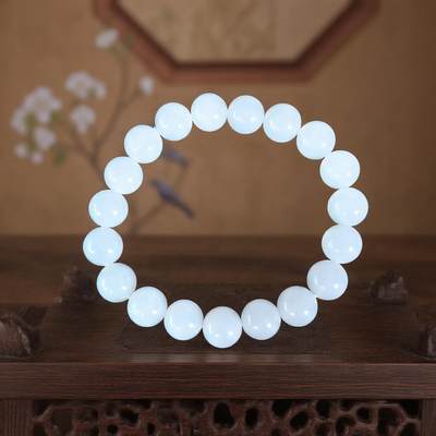 碧月说宝.君子怀瑾·当代和田玉清风专场(四) - 老坑和田玉圆珠手串