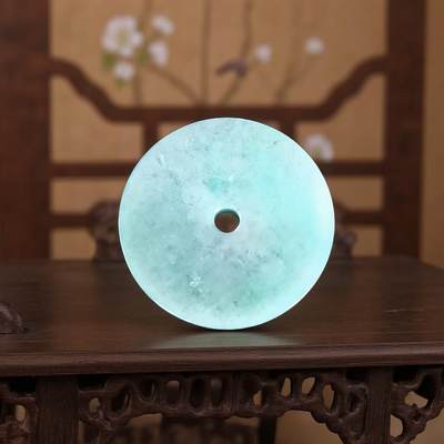 碧月说宝.君子怀瑾·当代和田玉清风专场(四) - 翡翠平安扣