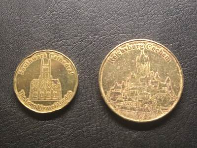 荟藏特别场次第十期——“社长的硬币堆” - 欧洲著名景点观光记念章两个