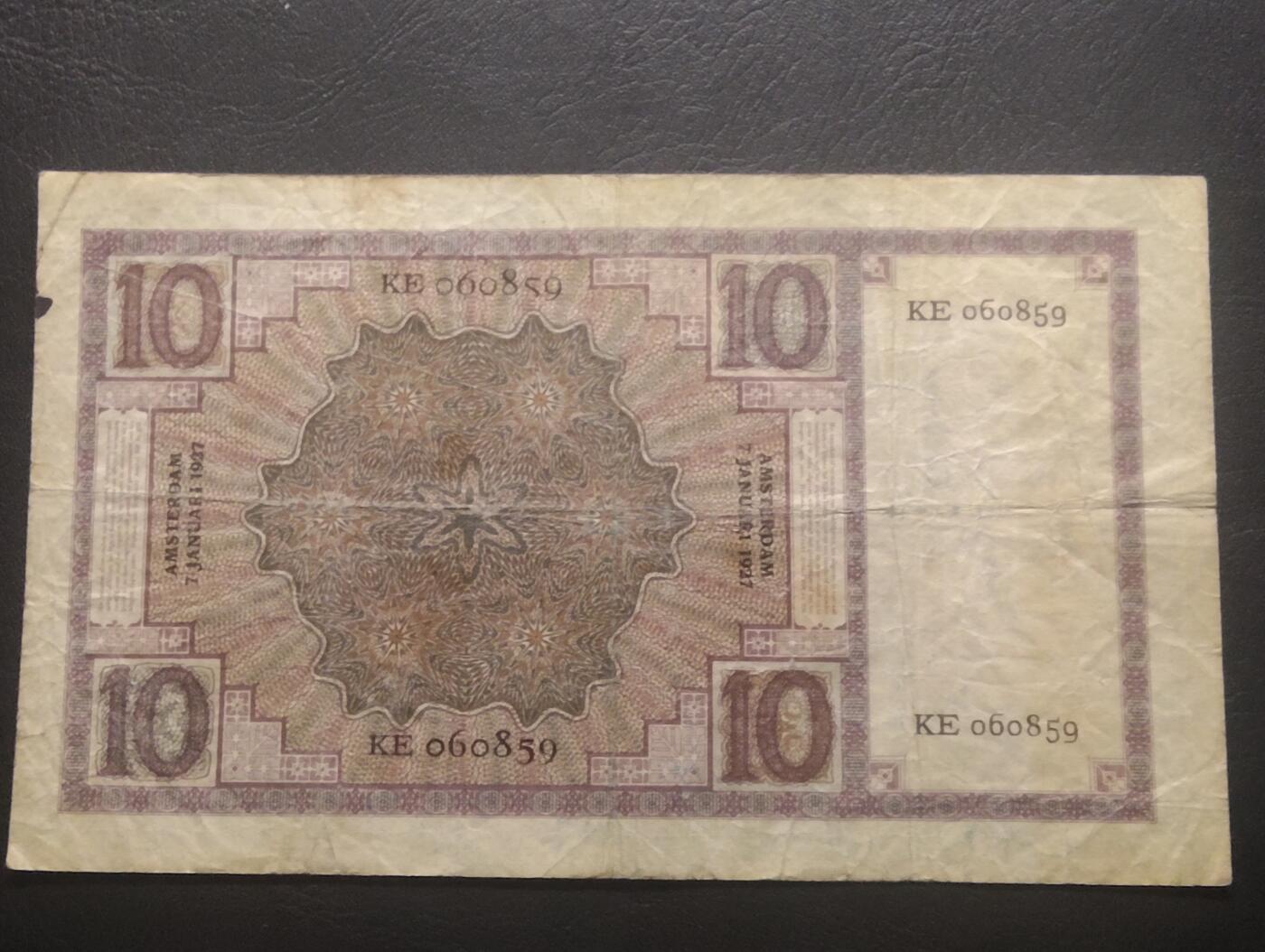 2026三月第三期，总第220期 荷兰1927年10盾流通品相，稀有的早期品种，贵妇人肖像