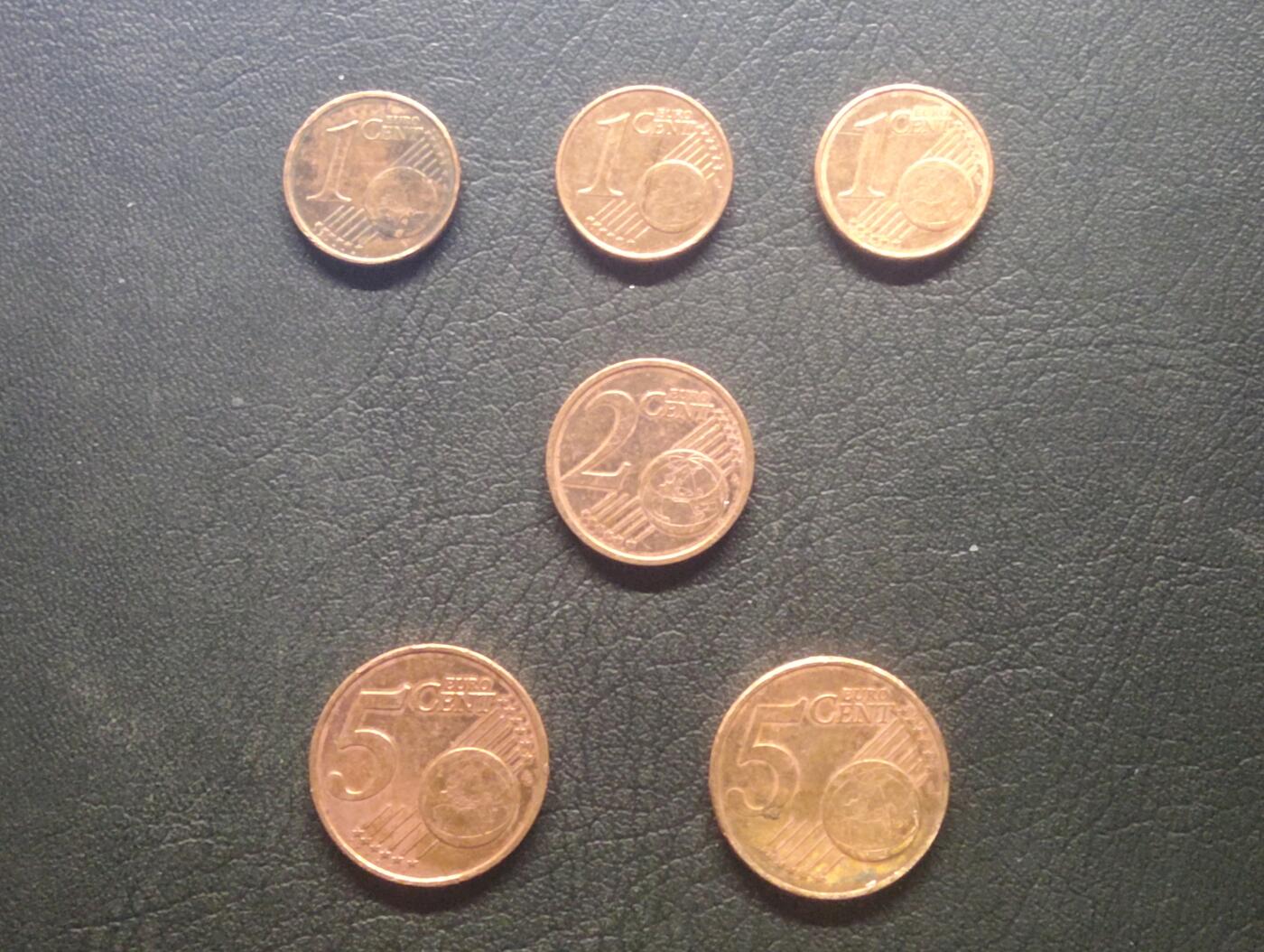 荟藏特别场次第九期——“社长的硬币堆” 欧元硬币六个