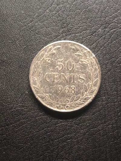 荟藏特别场次第十期——“社长的硬币堆” - 利比里亚1968年50分