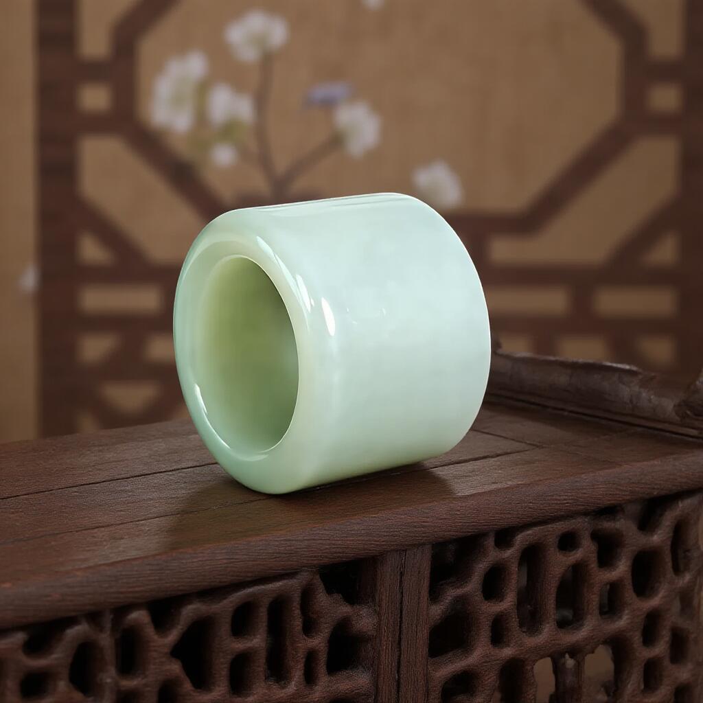 碧月说宝.君子怀瑾·当代和田玉清风专场(四) 老坑和田玉扳指