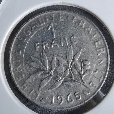 沼泽如烟--第1027场 - 法国1965年1法郎