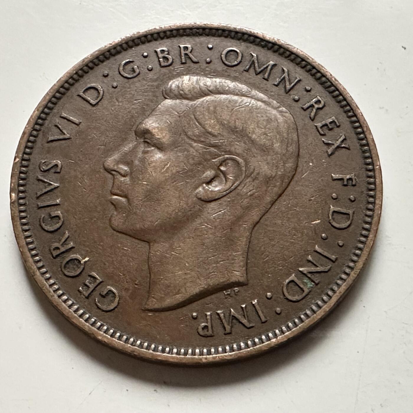 🌹外币初藏🌹🐯2026年第32场   每周二四六晚8️⃣点 接代拍 英国 1937年 一便士  b