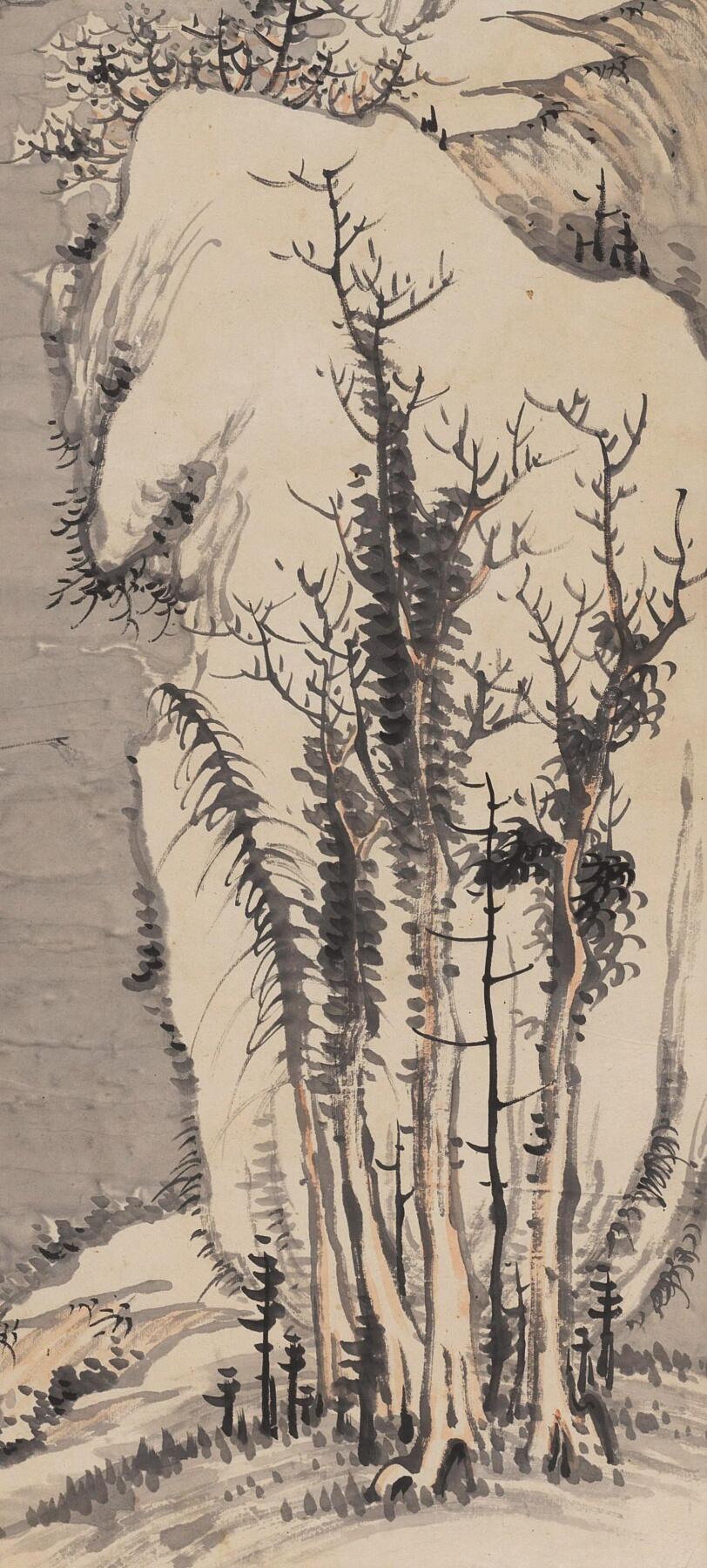 碧月说宝·同一藏家珍藏书画专场 刘海粟 山江独钓图