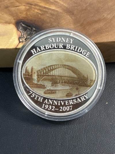 ❤️【币观天下】❤️ 第345期钱币拍卖场- 2026.3.20周五晚上6点半场 长期征集拍品  - 库克2007年悉尼大桥75周年幻彩1盎司银币Ag 999·1oz