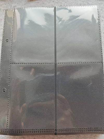 龙虎卡牌-七九场（满200元包邮，无佣金，每周六结拍，欢迎送拍） - 黑色4宫卡页 40多张 (基本未使用)