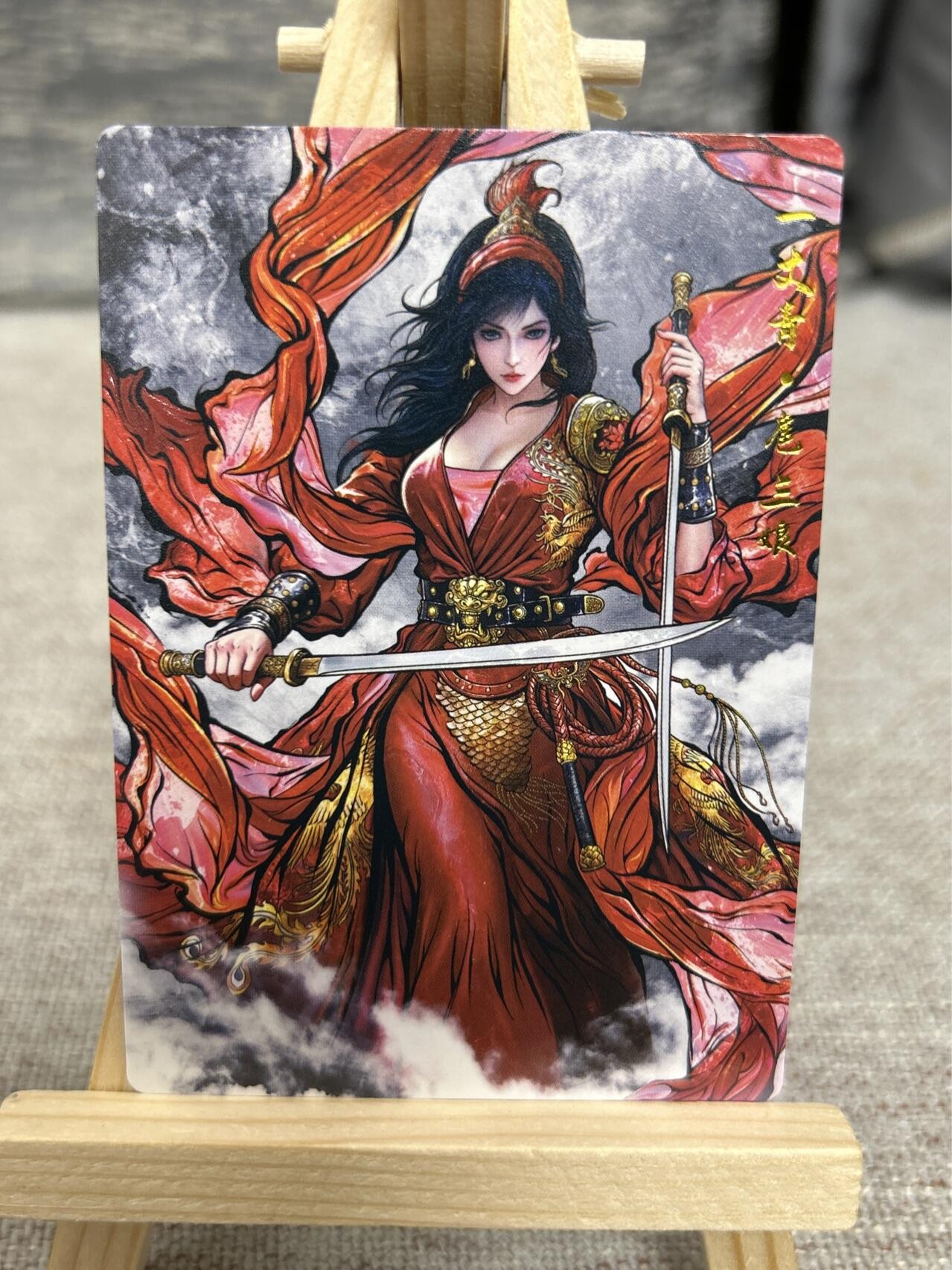 喜灰玩卡拍卖第五期，接拍品0佣金，欢迎送拍，释放现金流，让自己有资金可以购买更多喜欢的卡牌，让别的卡友能淘到更多心仪的卡牌 齐卡 张建东水浒 精雕普卡 扈三娘、仇琼英、张贞娘、阎婆惜 原画、水墨、线稿特卡一组12张