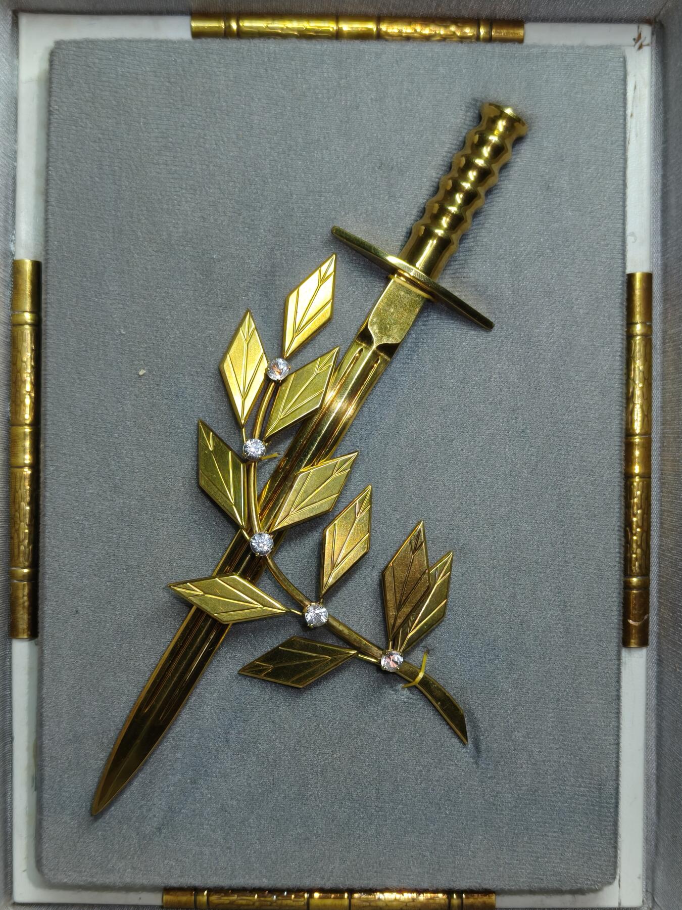 蜀地medal徽章收藏 春季精品拍场 东德25年忠诚服役拆信刀