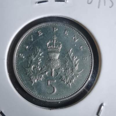 沼泽如烟--第1027场 - 英国1988年5便士