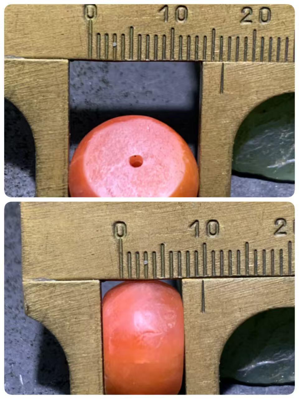 亚光保山南红玛瑙通货墩子一个，