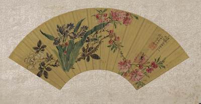 近现代书画专场（五） - 钱谷 群芳图