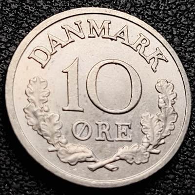 泉币菌-第214场-二月二龙抬头专场 拍品多 请提前出价（工作最近较忙 发货不及时，望理解） - 1969年 丹麦10欧尔镍币 皇冠