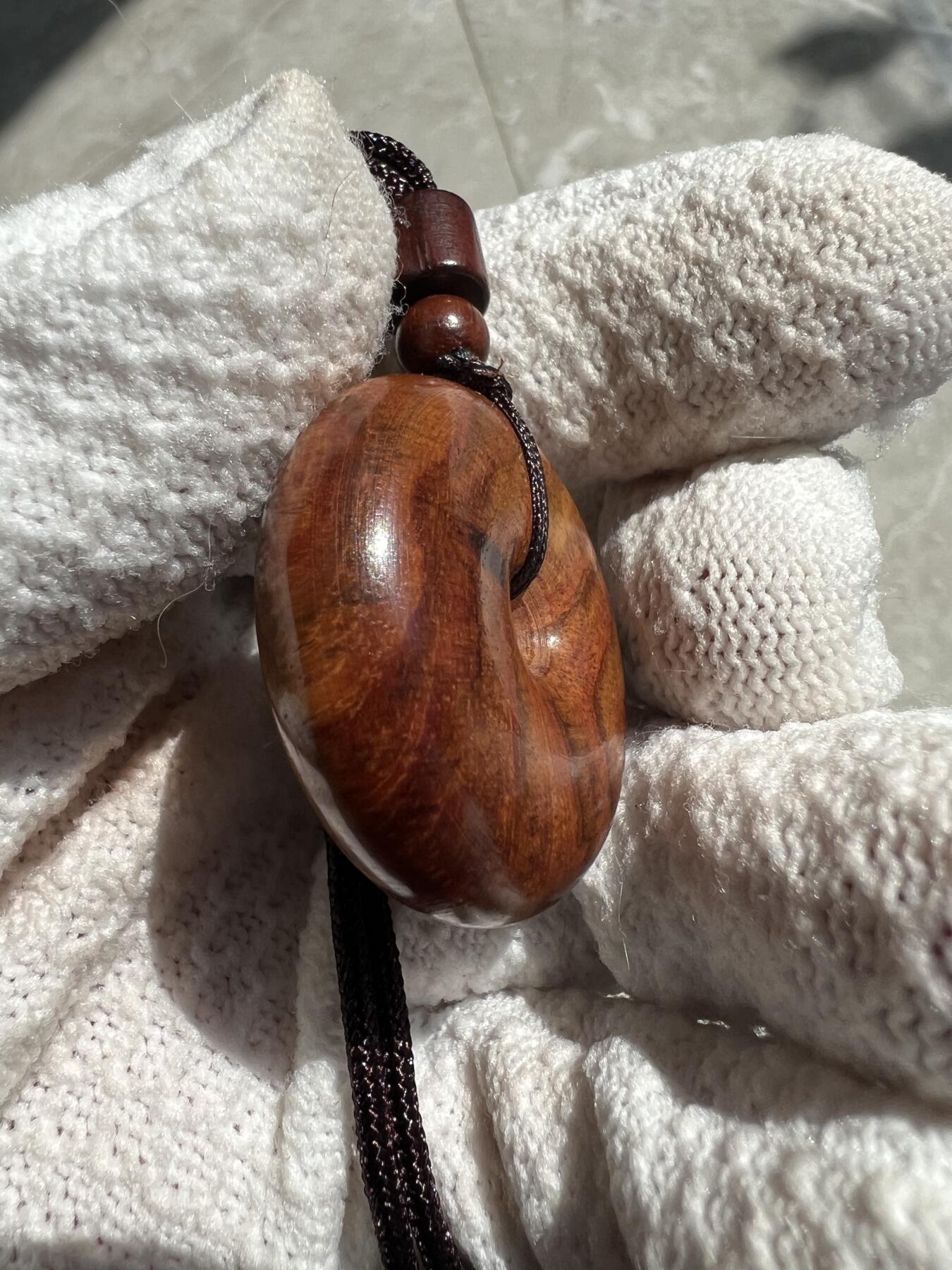 零元拍：海南黄花梨平安扣：33.5/12.5MM