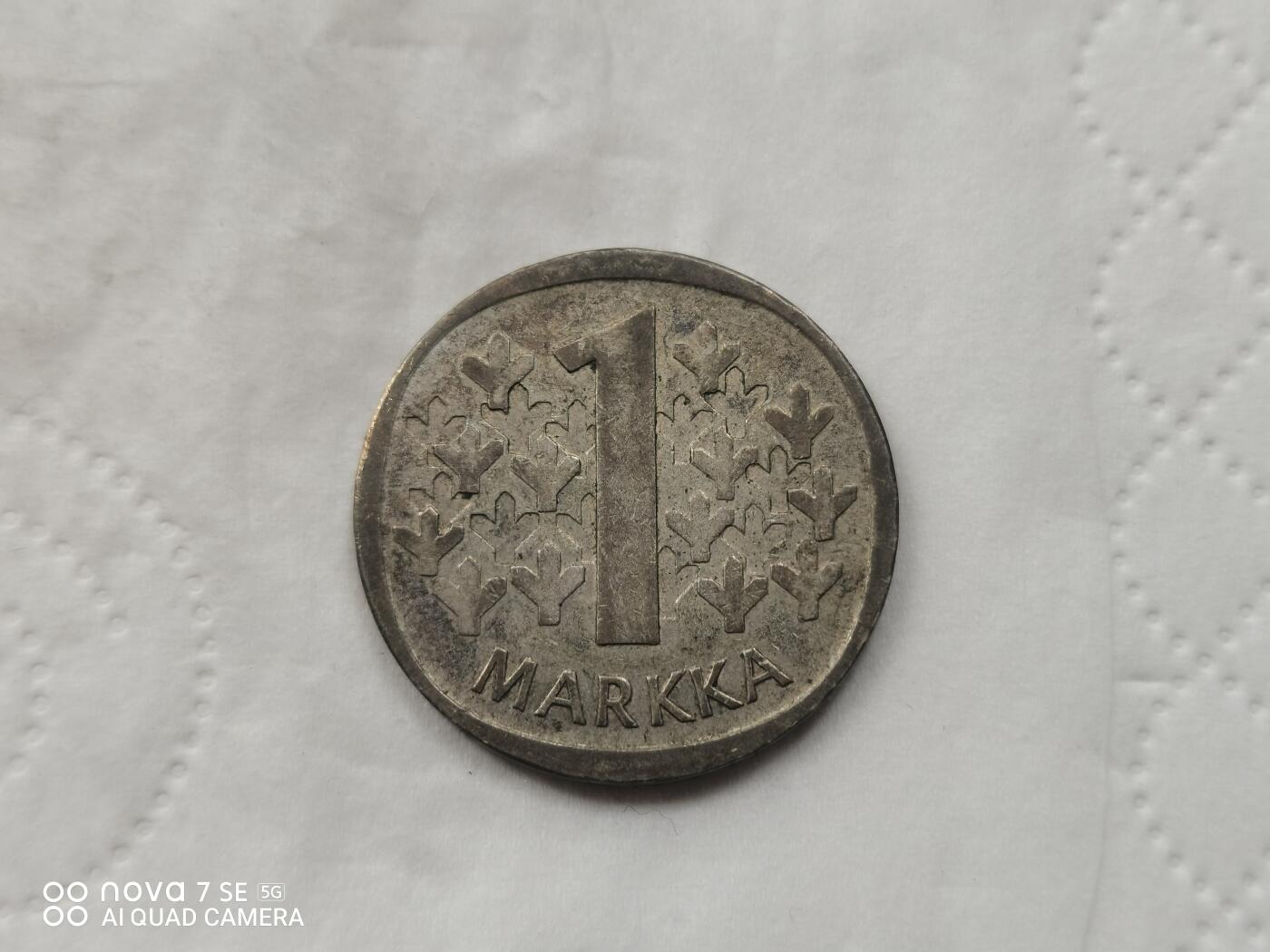 银币 1966年芬兰1马克银币