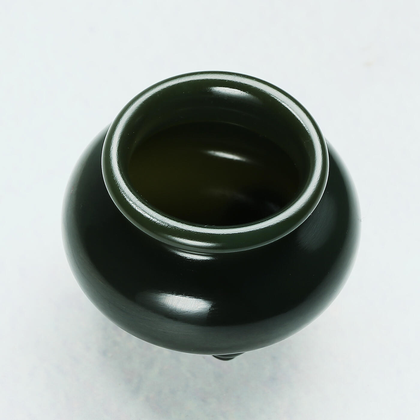 碧月说宝.君子怀瑾·当代和田玉清风专场(三) 杨文双 一细高油和田玉青玉琴炉